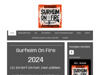 surheimonfire.de Webseite Vorschau