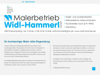 widl-hammerl.de Webseite Vorschau
