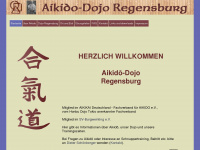 aikido-regensburg.com Webseite Vorschau