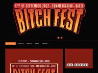 bitchfest.ch Webseite Vorschau