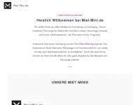 miet-mini.de Webseite Vorschau