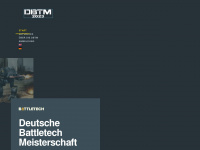 deutsche-battletech-meisterschaft.de Webseite Vorschau