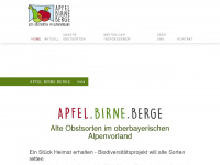 apfel-birne-berge.de Webseite Vorschau