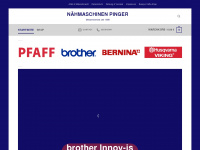 naehmaschinen-pinger.de Webseite Vorschau
