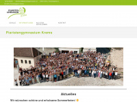 piaristengymnasium.at Webseite Vorschau