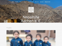 nepalhilfe-aachen.de Webseite Vorschau