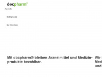 docpharm.de Webseite Vorschau