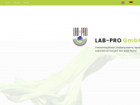 lab-pro.ch Webseite Vorschau
