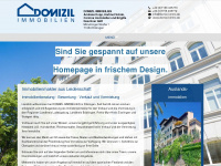 domizil-immo.de Webseite Vorschau