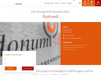 donumvitae-rottweil.de Webseite Vorschau