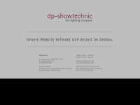 dp-showtechnic.de Webseite Vorschau