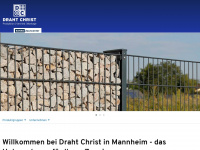 draht-christ.com Webseite Vorschau