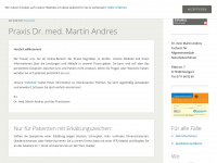 dr-andres.de Webseite Vorschau