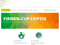 firmen-cup-leipzig.de Webseite Vorschau