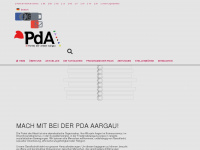 pda-ag.ch Webseite Vorschau