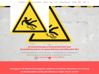 arbeitssicherheit-detailhandel.ch Webseite Vorschau