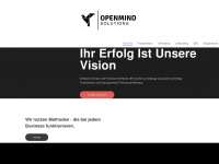 openmind-solutions.com Webseite Vorschau