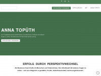 anna-topueth.com Webseite Vorschau