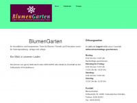 blumengarten-mihsler.de Webseite Vorschau
