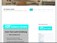 hdt-elektro.ch Webseite Vorschau