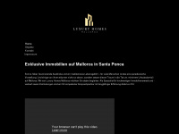 luxury-homes-mallorca.de Webseite Vorschau