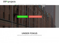 erp4projects.de Webseite Vorschau