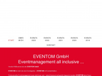 eventom.ch Webseite Vorschau