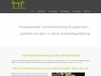 tischtennis-flemming.de Webseite Vorschau