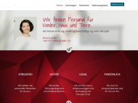 agenturmarypoppins.at Webseite Vorschau