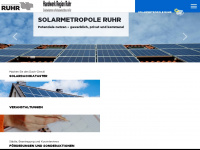 solarmetropole.ruhr Webseite Vorschau