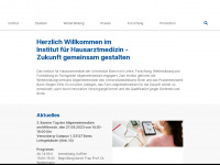 hausarztmedizin-bonn.de Webseite Vorschau