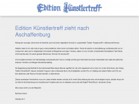 edition-kuenstlertreff.de Webseite Vorschau