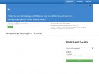 greenrecovery.eu Webseite Vorschau