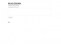 read2burn.com Webseite Vorschau