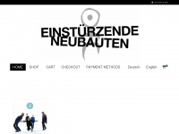 shop-neubauten.org Webseite Vorschau