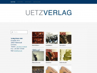 uetzverlag.de Webseite Vorschau