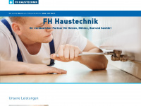 fh-haustechnik.at Webseite Vorschau