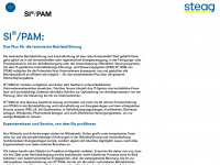 si-pam.com Webseite Vorschau