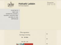 cafe-lebbin.de Webseite Vorschau
