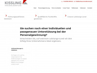 kissling-personalberatung.de Webseite Vorschau