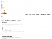 ankauf.aurax.de Webseite Vorschau