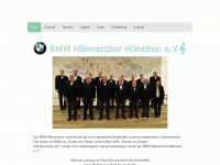 bmw-maennerchor-muenchen.de Webseite Vorschau