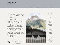 mountain-hideaways.com Webseite Vorschau