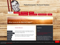 pater-richard-henkes.de Webseite Vorschau
