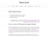 sabria-david.de Webseite Vorschau