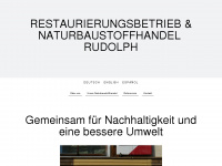 naturbaustoffhandel-rudolph.de Webseite Vorschau