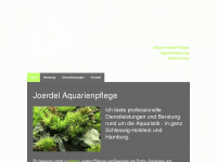 joerdel-aquarienpflege.de Webseite Vorschau