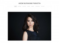 akemi-murakami.com Webseite Vorschau