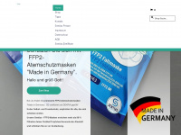 ffp2-atemschutzmasken.shop Webseite Vorschau