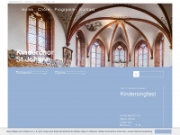 kinderchor-st-johann.de Webseite Vorschau